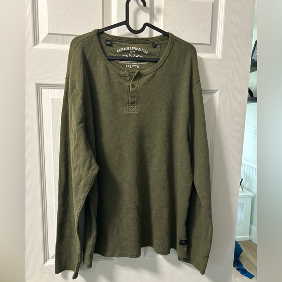Mens XXL Buffalo David Bitton long sleeve shirt - Picture 1 of 4